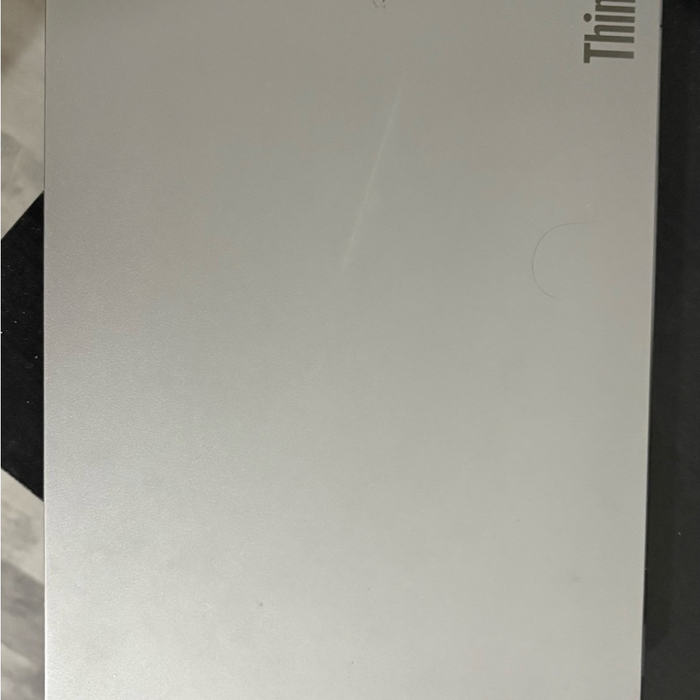 Silver ThinkPad Laptop